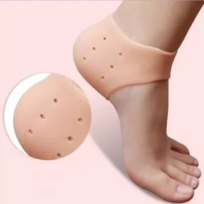 Pair Of Half Heel Pain Anti Crack Silicone Set – Anti Crack For Pain Relief Unisex